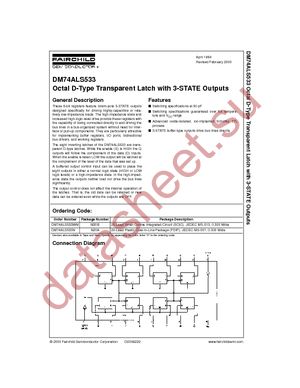 DM74ALS533N datasheet  